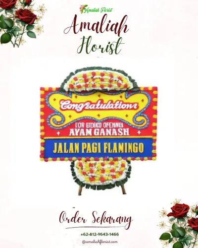 Bunga Papan Congratulation di Darungan